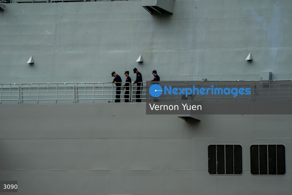 China PLA Navy Ship Visits Hong Kong