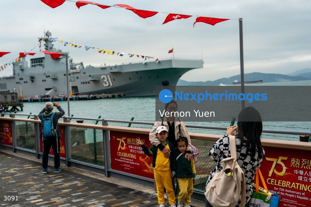 China PLA Navy Ship Visits Hong Kong