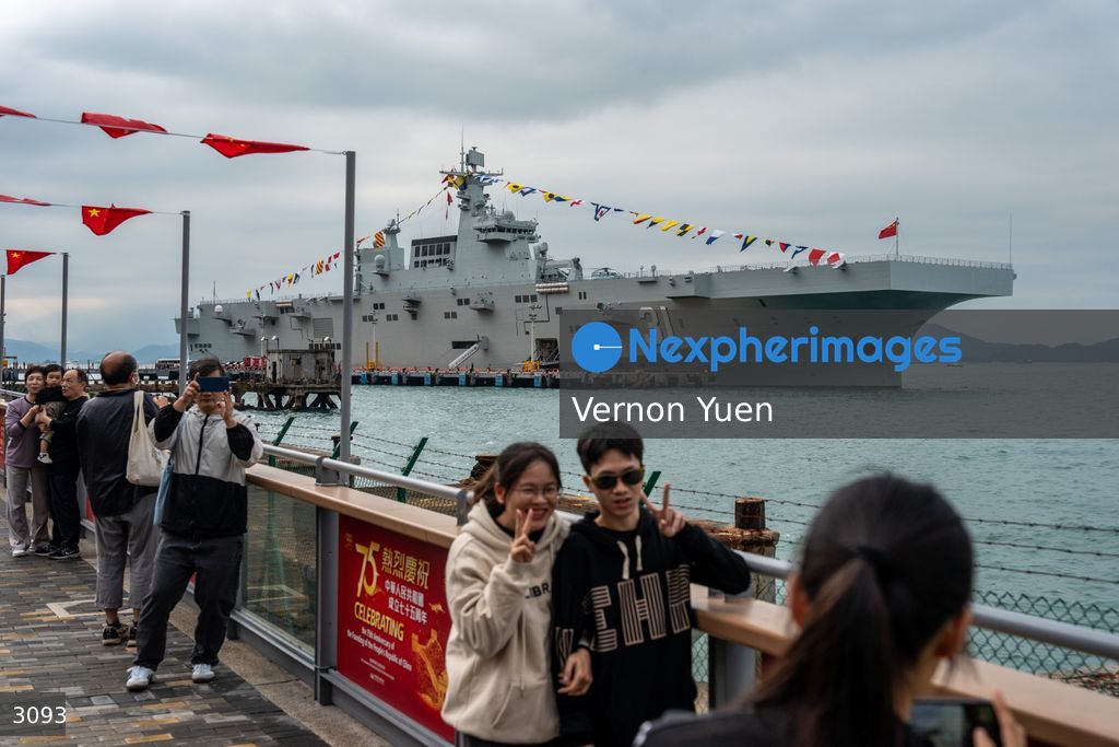 China PLA Navy Ship Visits Hong Kong