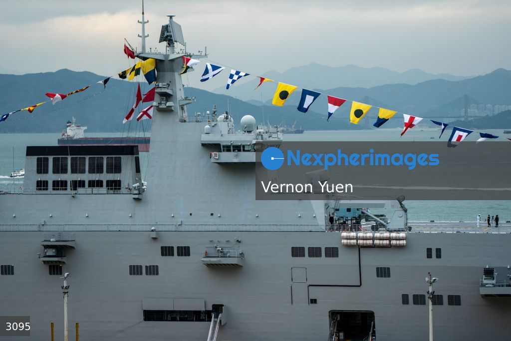 China PLA Navy Ship Visits Hong Kong