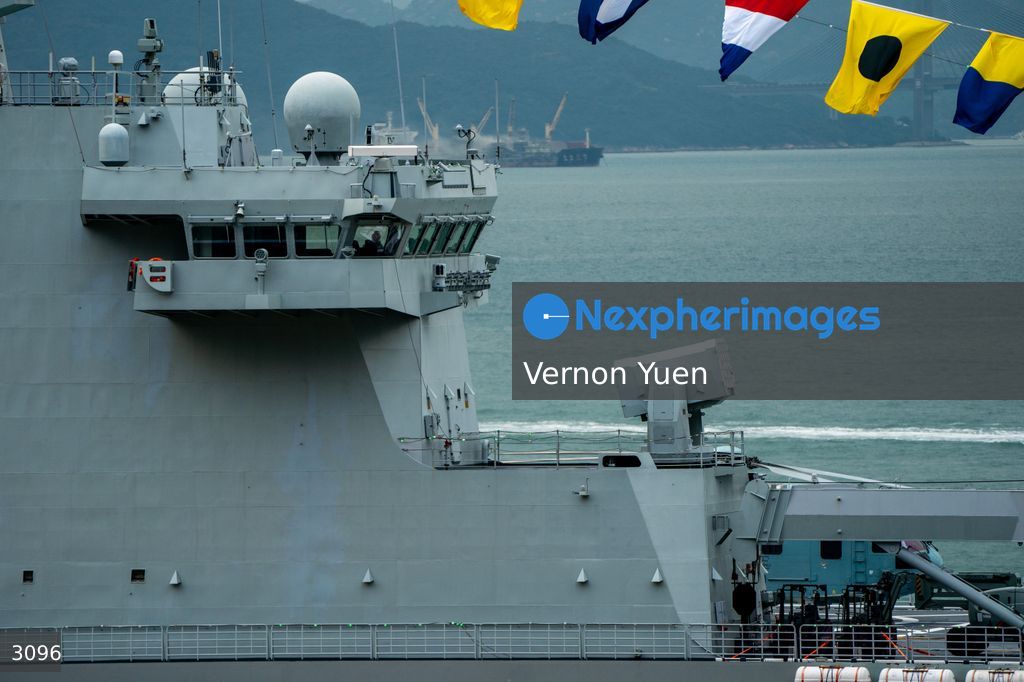 China PLA Navy Ship Visits Hong Kong