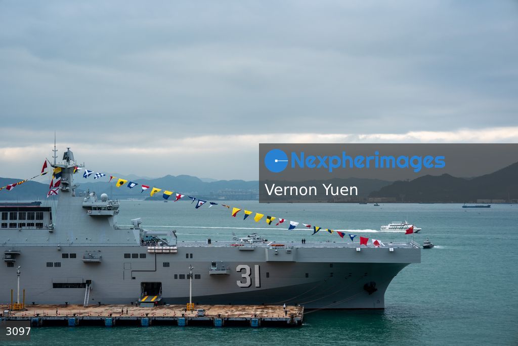 China PLA Navy Ship Visits Hong Kong