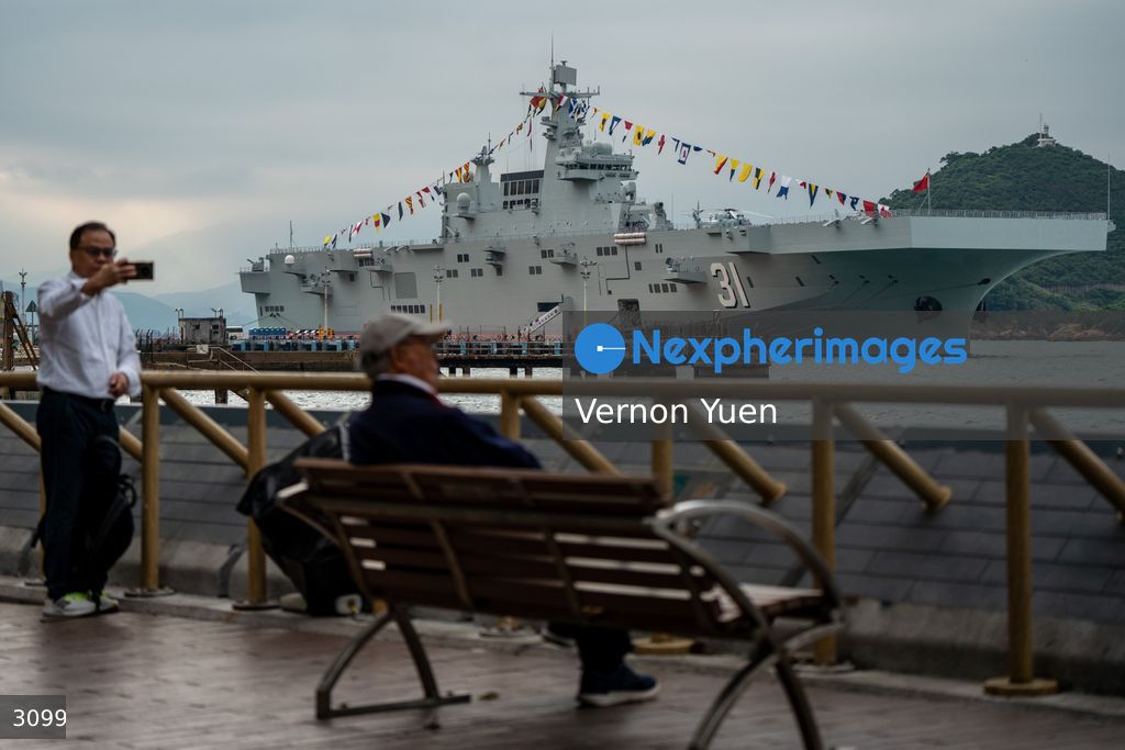 China PLA Navy Ship Visits Hong Kong