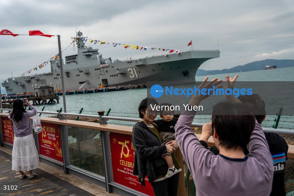 China PLA Navy Ship Visits Hong Kong