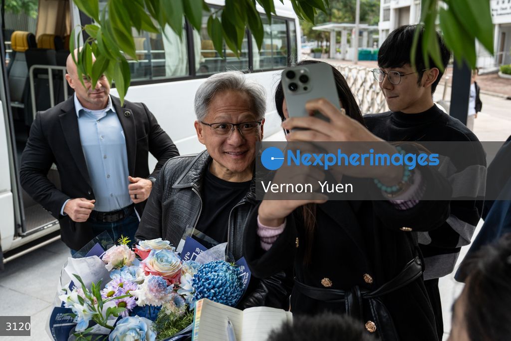 Hong Kong Jensen Huang Receives Honorary Degree From HKUST