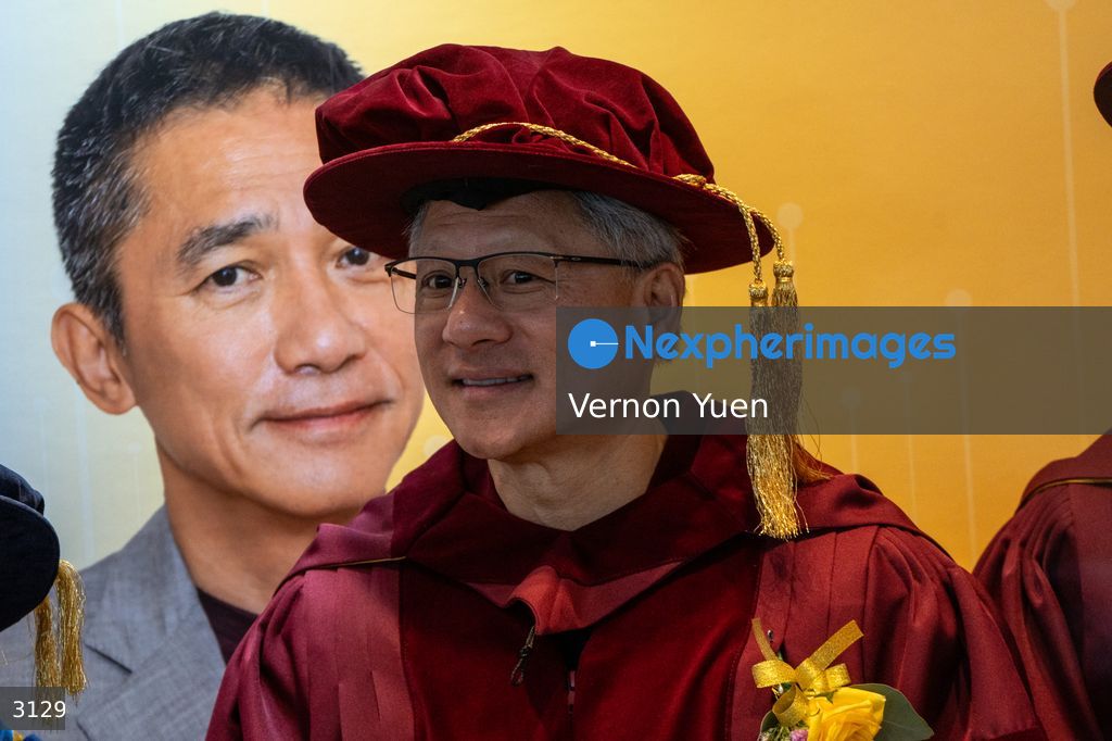 Hong Kong Jensen Huang Receives Honorary Degree From HKUST