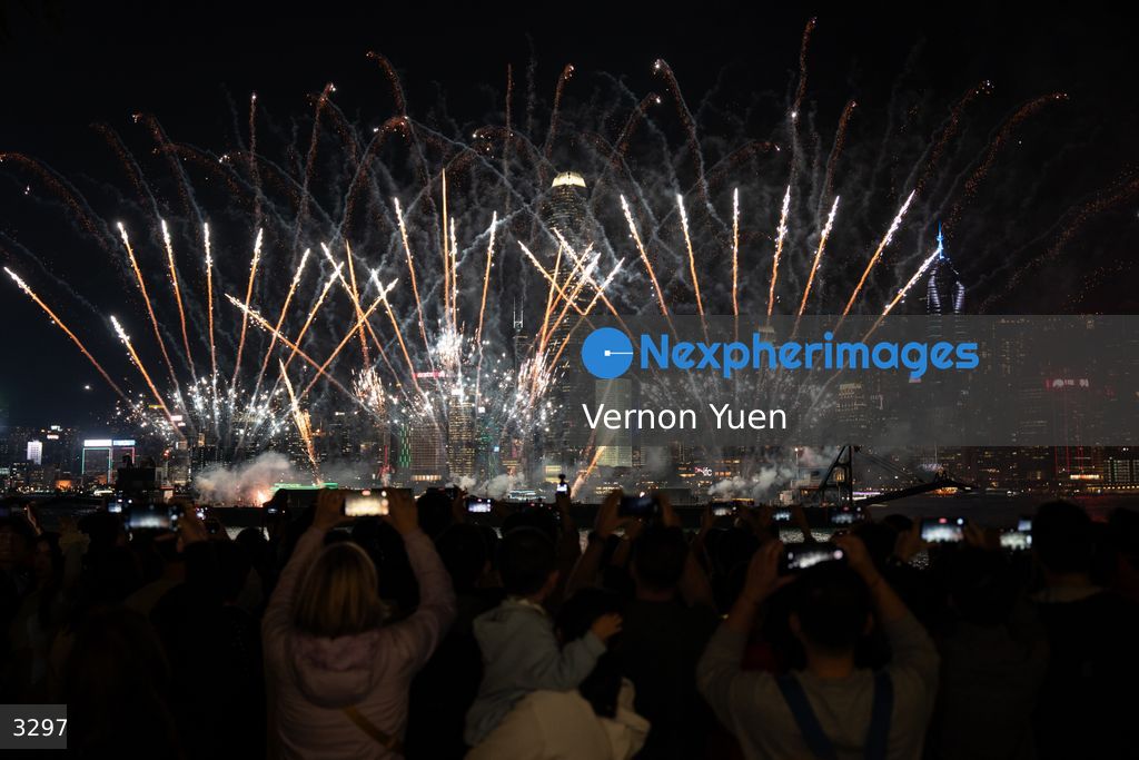 Hong Kong Christmas Fireworks