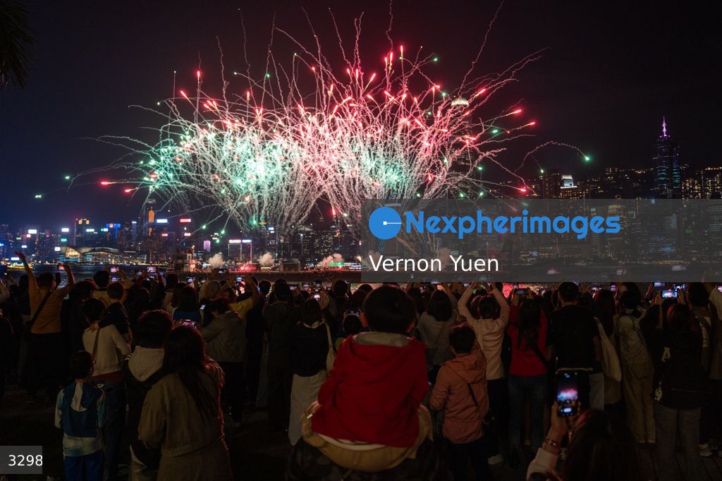 Hong Kong Christmas Fireworks