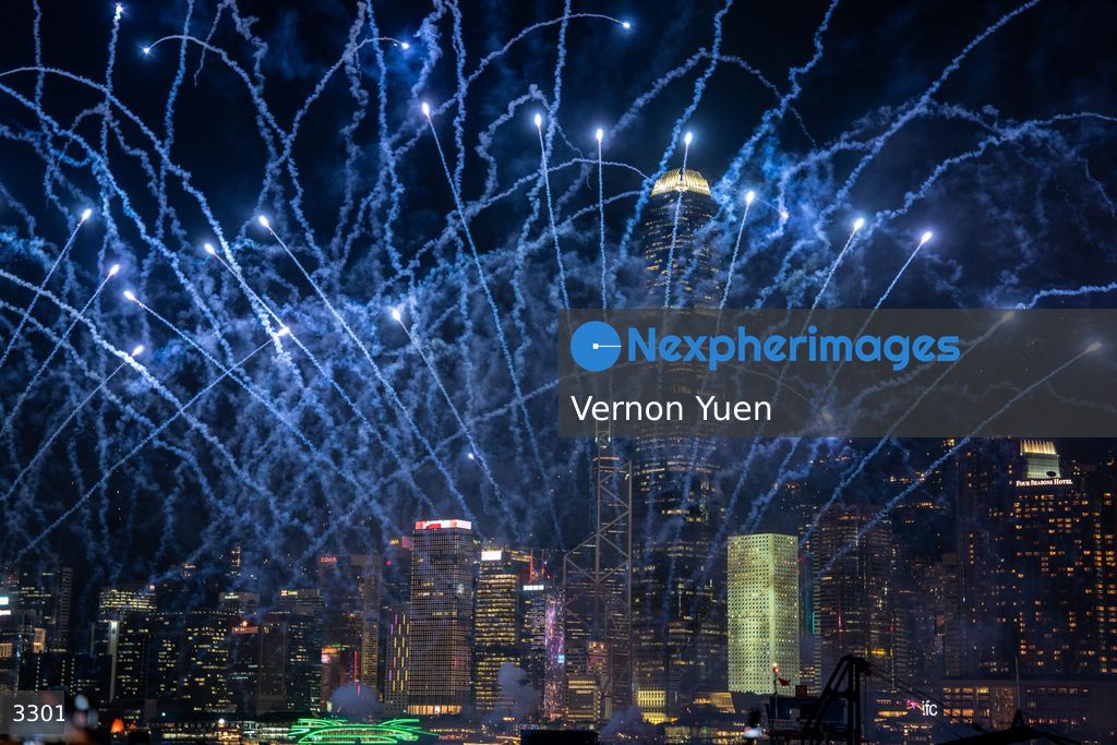 Hong Kong Christmas Fireworks