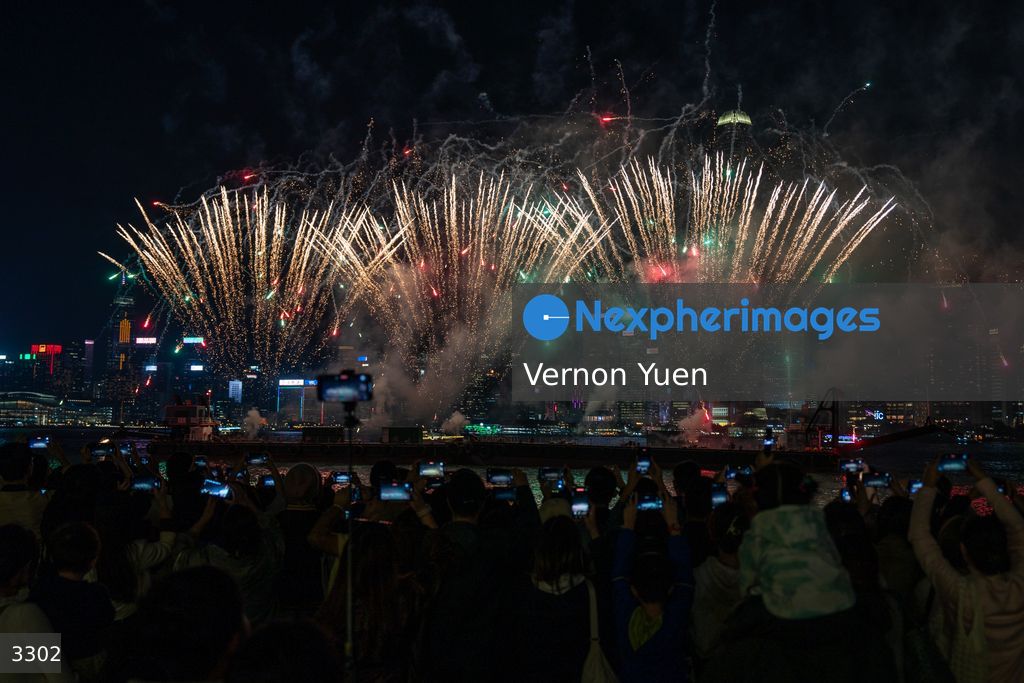 Hong Kong Christmas Fireworks