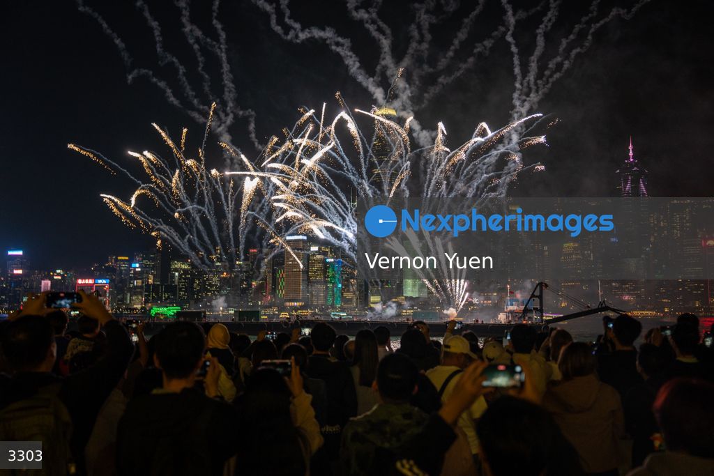 Hong Kong Christmas Fireworks