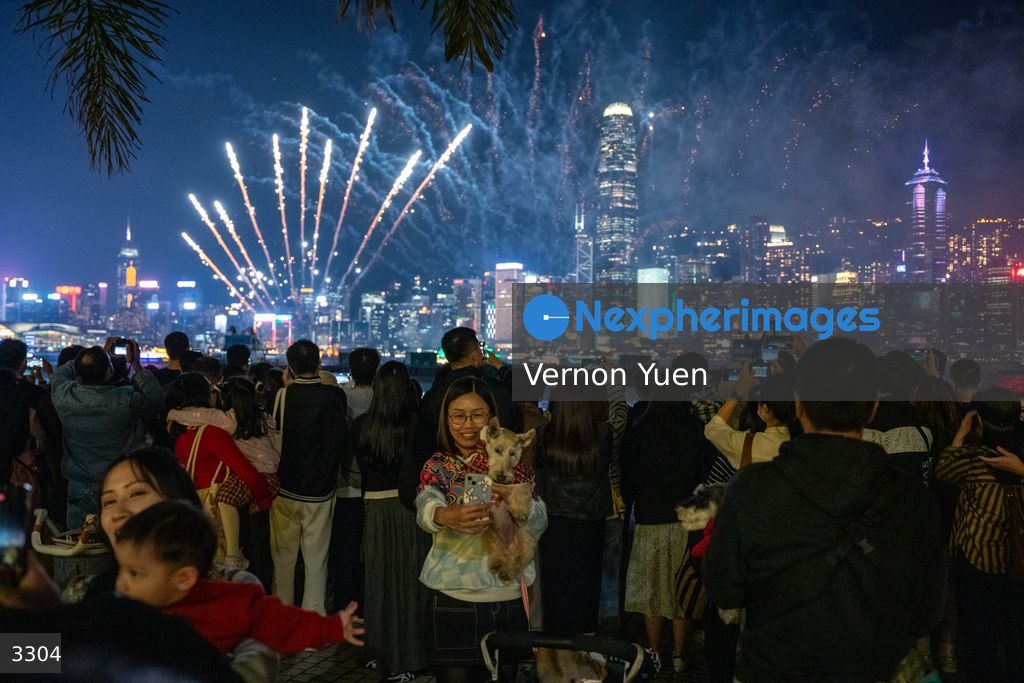 Hong Kong Christmas Fireworks