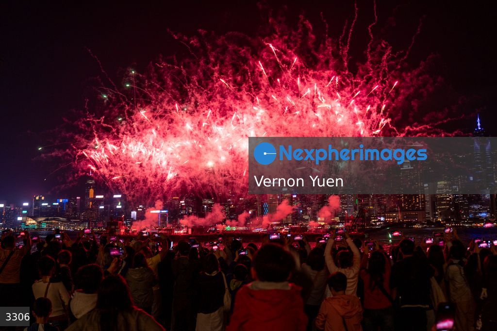 Hong Kong Christmas Fireworks
