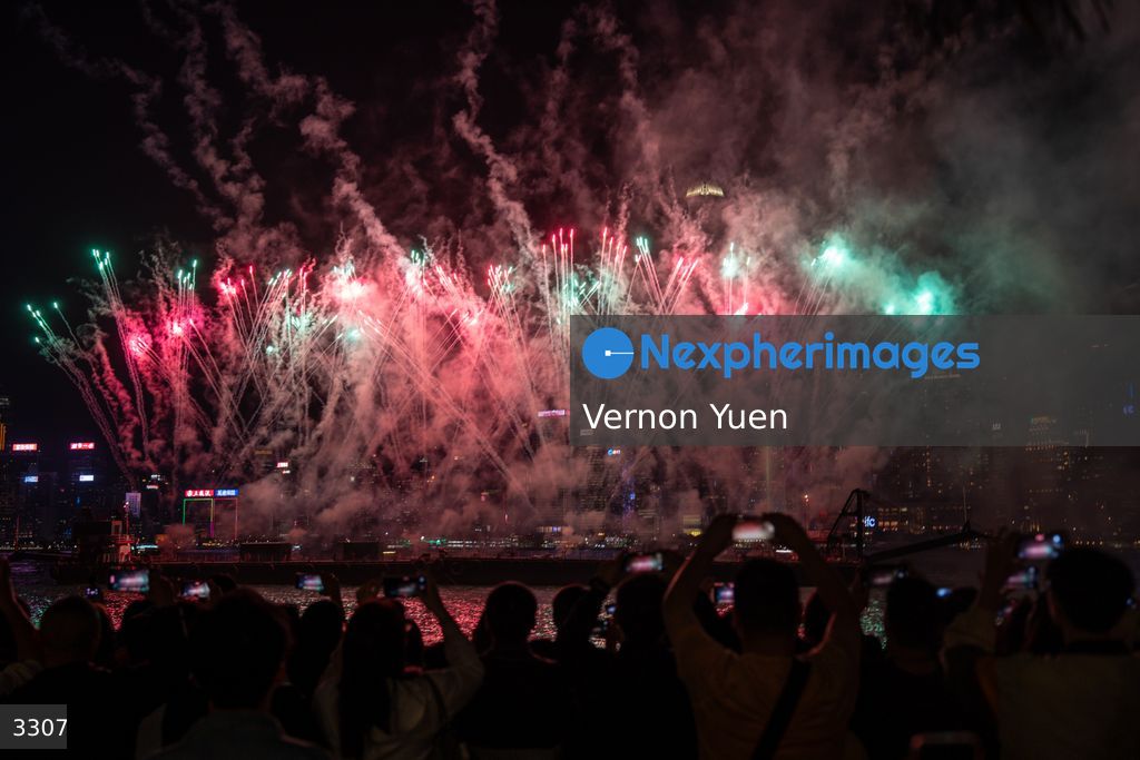 Hong Kong Christmas Fireworks