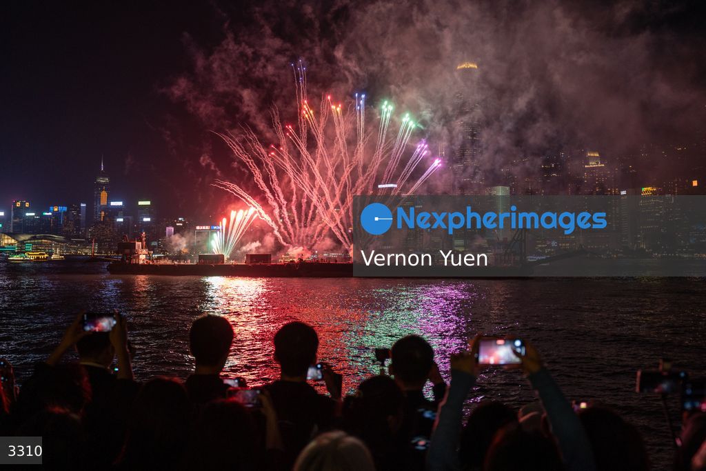 Hong Kong Christmas Fireworks