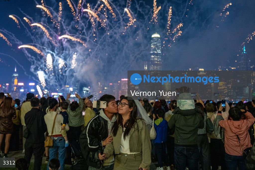 Hong Kong Christmas Fireworks