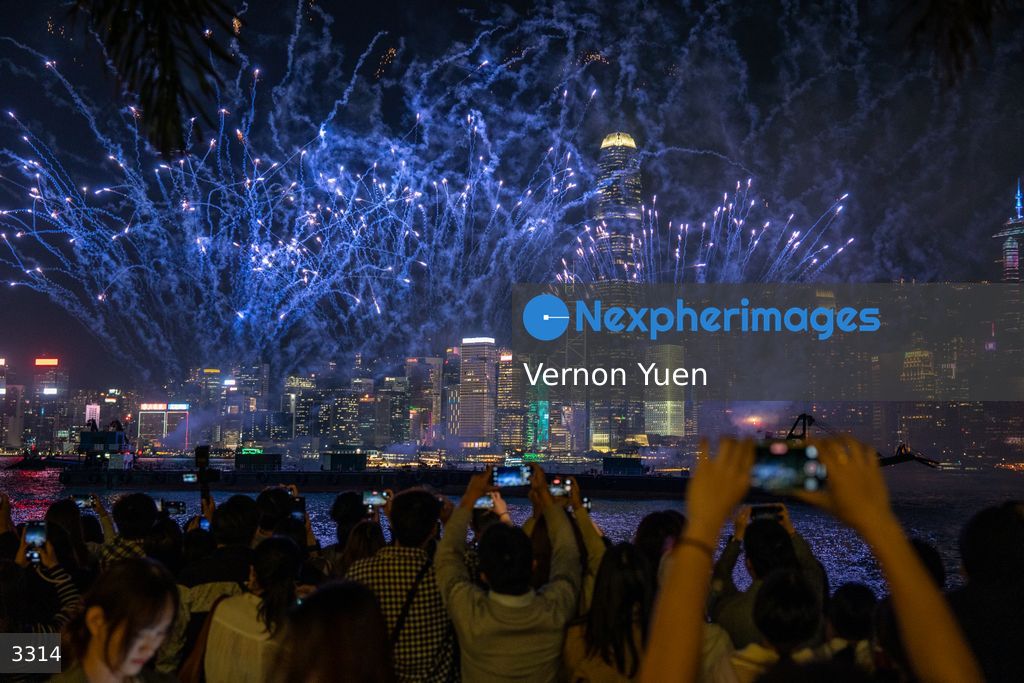 Hong Kong Christmas Fireworks