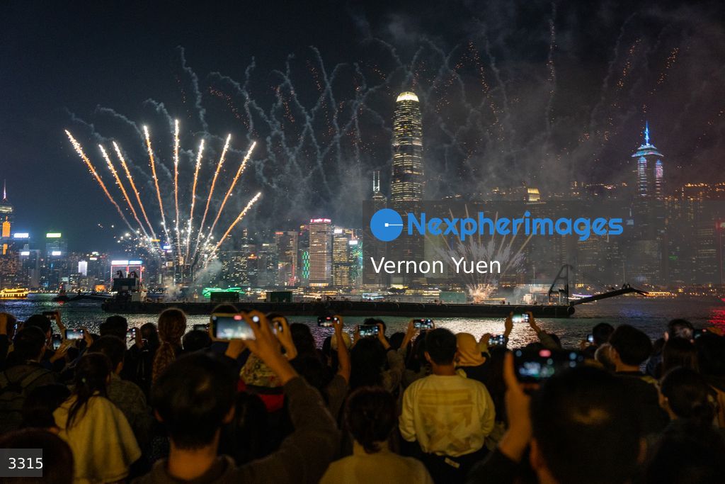 Hong Kong Christmas Fireworks