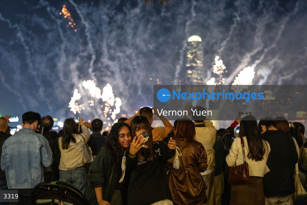 Hong Kong Christmas Fireworks