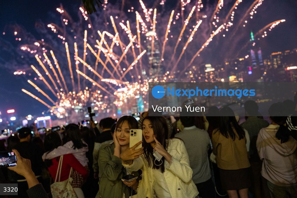 Hong Kong Christmas Fireworks