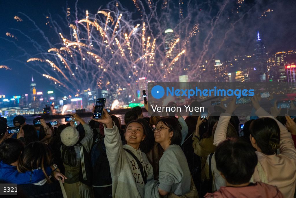 Hong Kong Christmas Fireworks