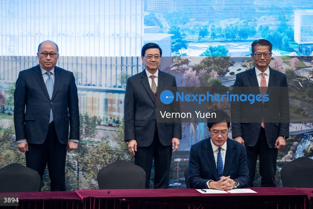 Hong Kong Signing Ceremony for Enterprise Participation in Northern Metropolis Development
