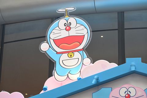 The products of Doraemon Sakura Fest display on April 2, 2026 in ...