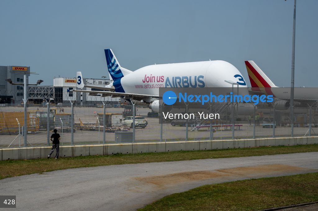 Hong Kong Airport Airbus Beluga