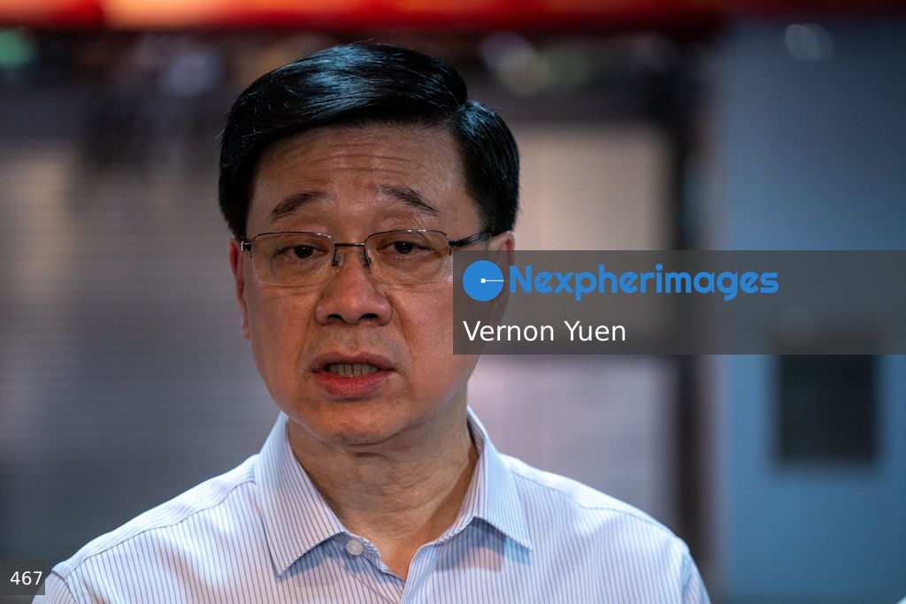 Hong Kong Chief Executive John Lee Visit Sha Tin District