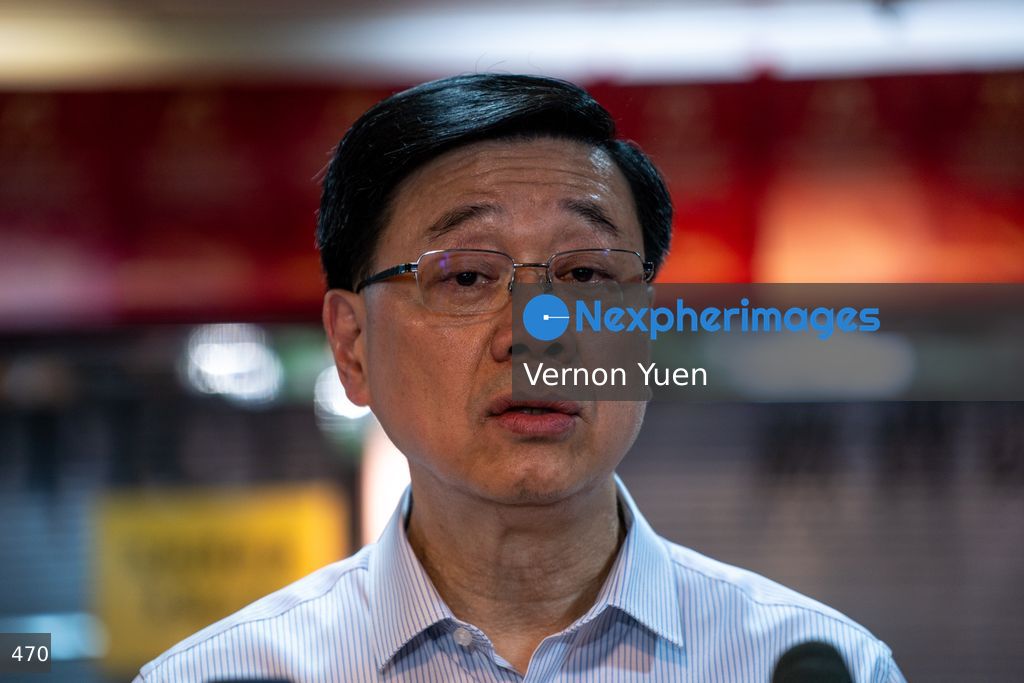 Hong Kong Chief Executive John Lee Visit Sha Tin District