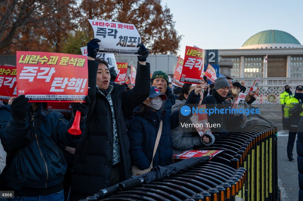 South Korea Protest Demanding President Yoon to be Impeached