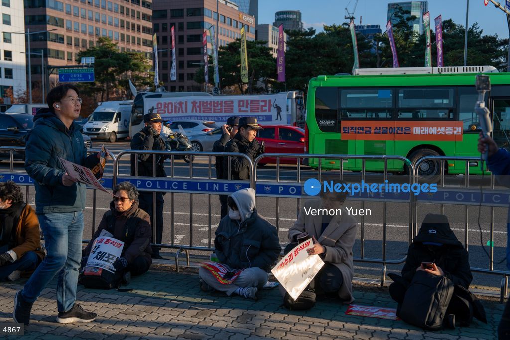 South Korea Protest Demanding President Yoon to be Impeached