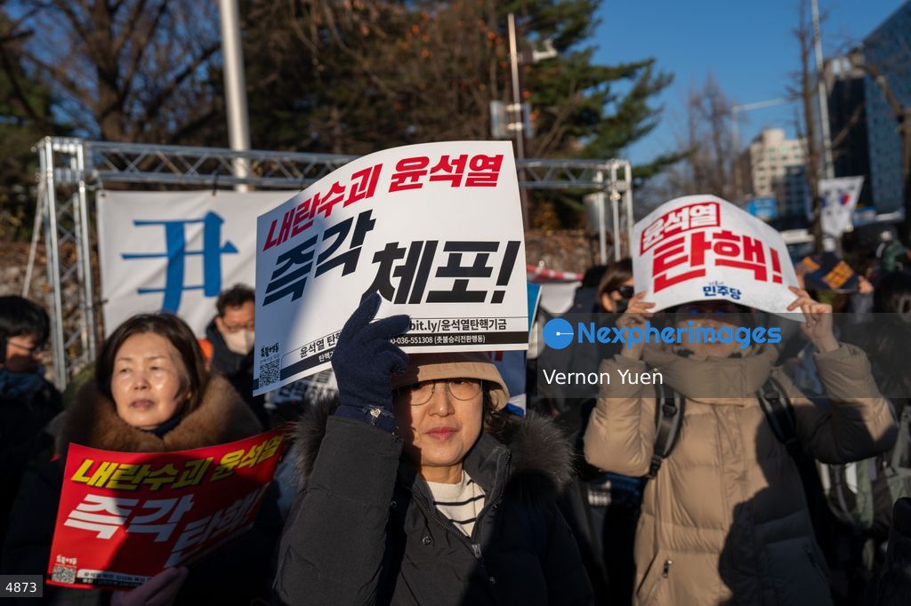 South Korea Protest Demanding President Yoon to be Impeached