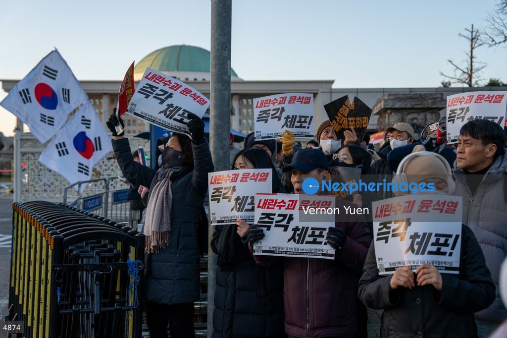 South Korea Protest Demanding President Yoon to be Impeached