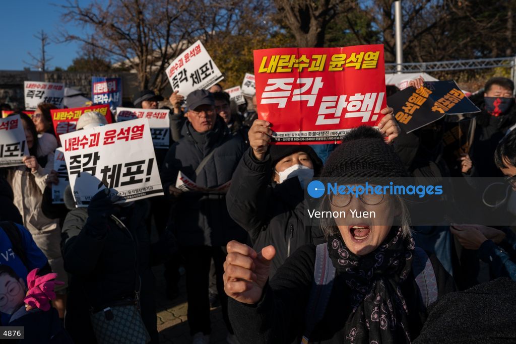 South Korea Protest Demanding President Yoon to be Impeached