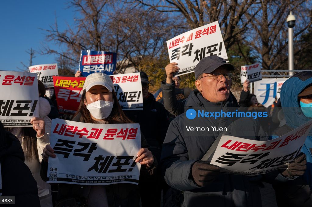 South Korea Protest Demanding President Yoon to be Impeached