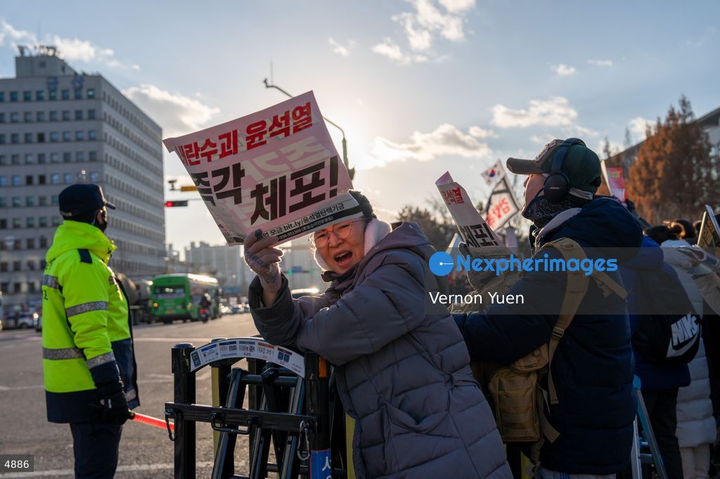 South Korea Protest Demanding President Yoon to be Impeached