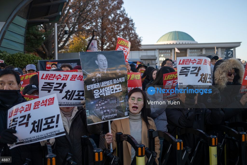 South Korea Protest Demanding President Yoon to be Impeached