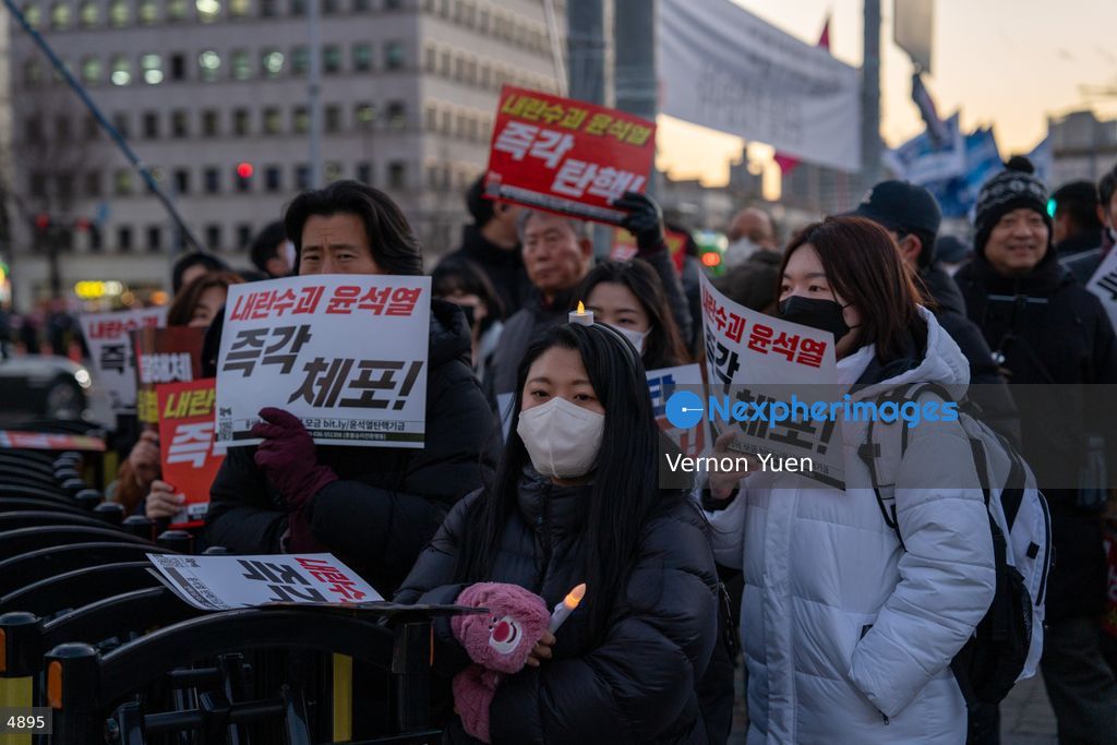 South Korea Protest Demanding President Yoon to be Impeached