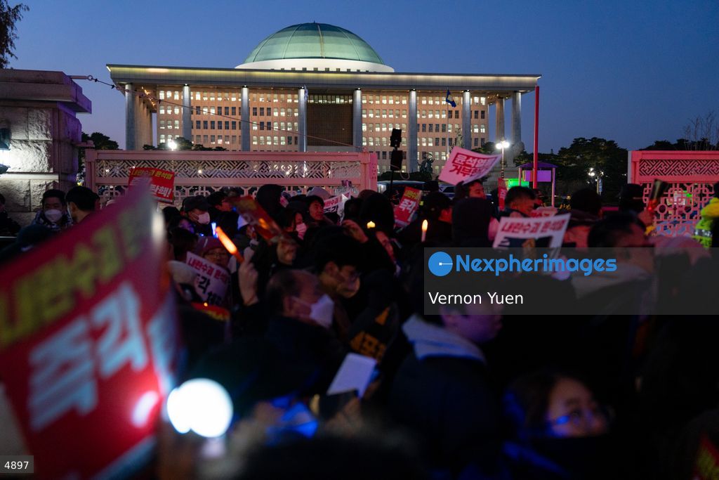 South Korea Protest Demanding President Yoon to be Impeached