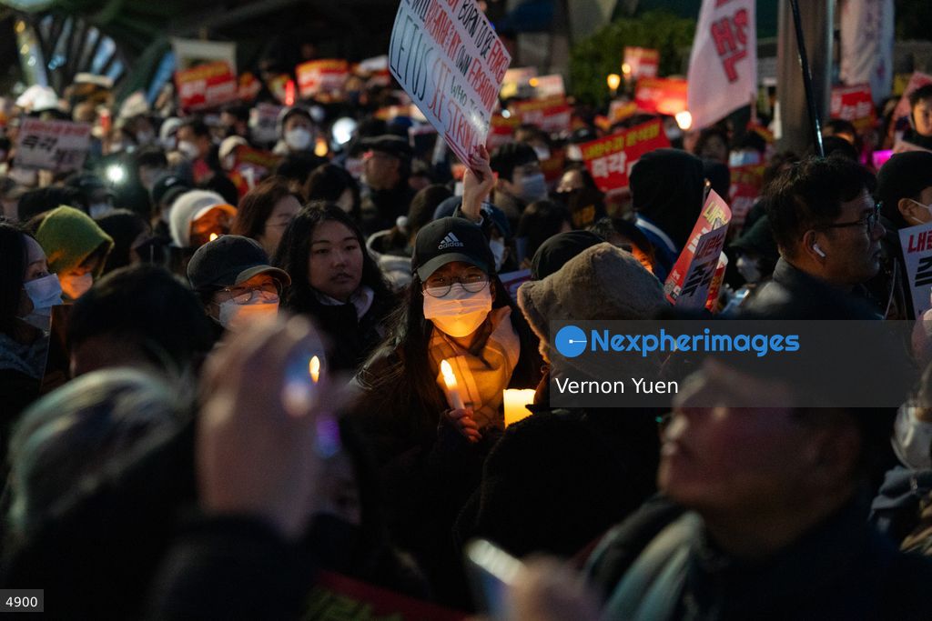 South Korea Protest Demanding President Yoon to be Impeached