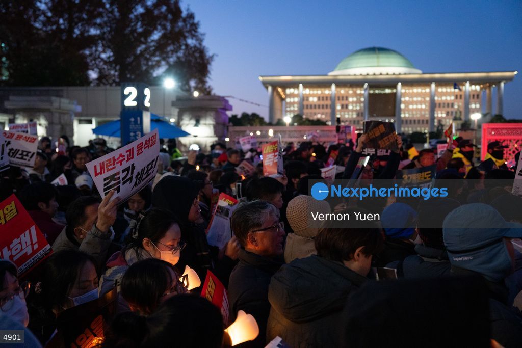 South Korea Protest Demanding President Yoon to be Impeached