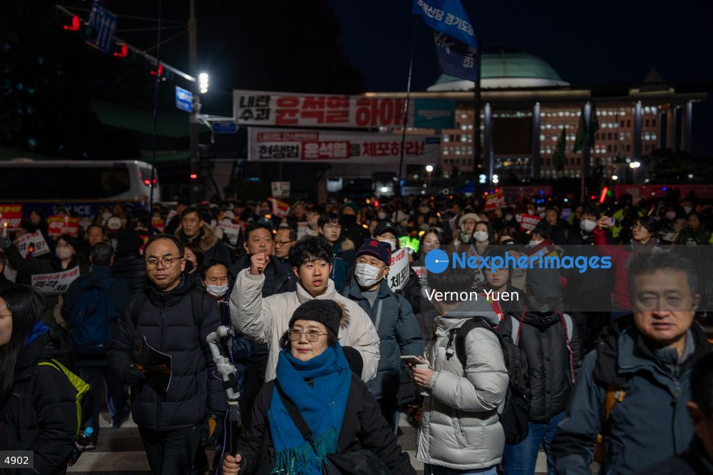 South Korea Protest Demanding President Yoon to be Impeached