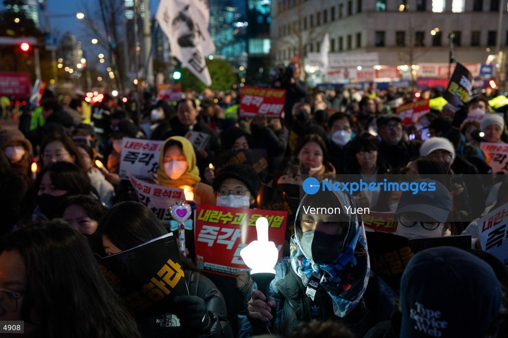 South Korea Protest Demanding President Yoon to be Impeached