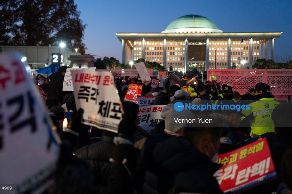 South Korea Protest Demanding President Yoon to be Impeached