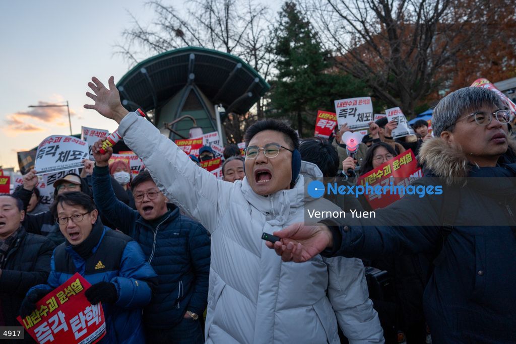 South Korea Protest Demanding President Yoon to be Impeached