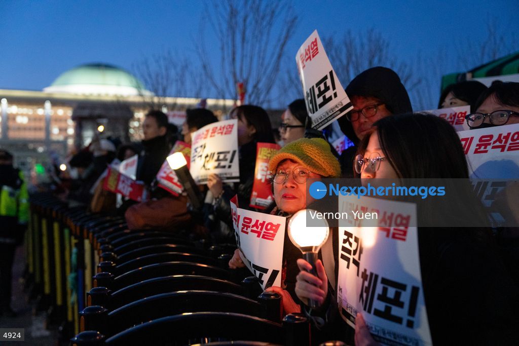 South Korea Protest Demanding President Yoon to be Impeached