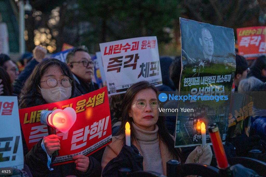 South Korea Protest Demanding President Yoon to be Impeached