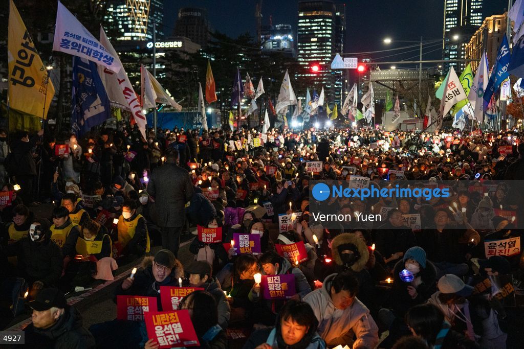 South Korea Protest Demanding President Yoon to be Impeached