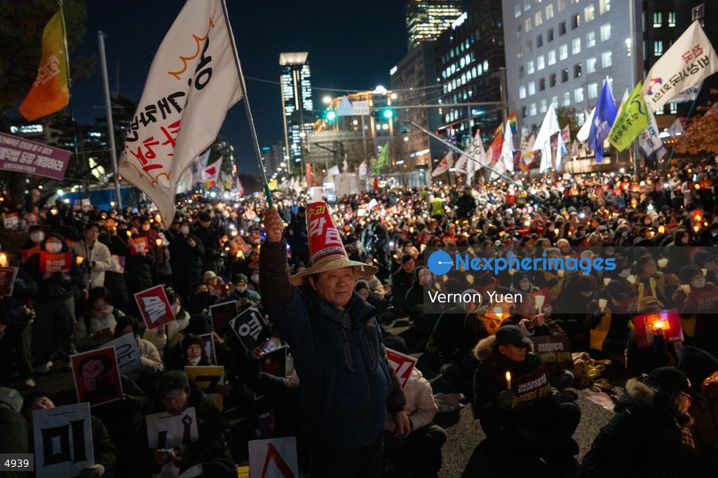 South Korea Protest Demanding President Yoon to be Impeached